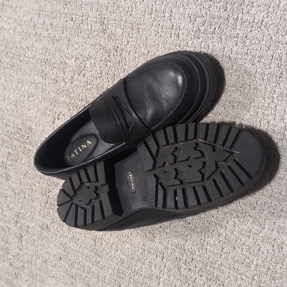 Portland leather good patina lug loafers size 8.5 - Picture 2 of 3